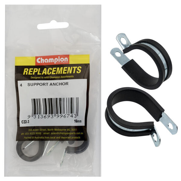 Champion C22-3 Support Anchor 16mm -  4/Pack