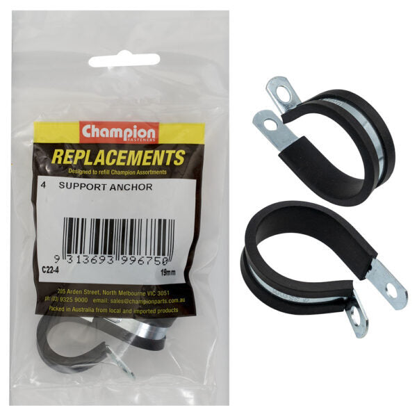 Champion C22-4 Support Anchor 19mm -  4/Pack