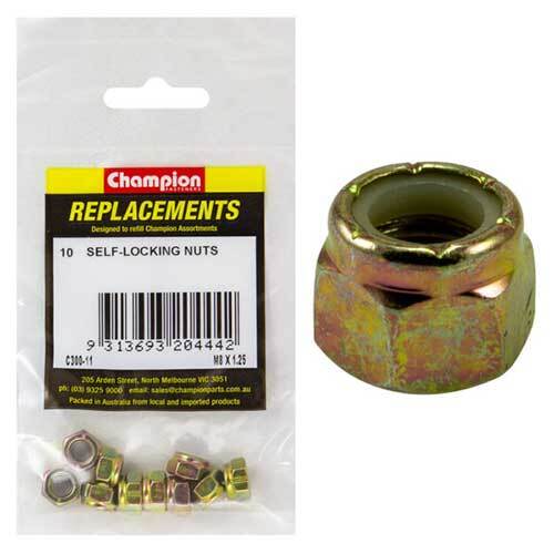 Champion C300-11 Locking Nut M8 x 1.25mm -  10/Pack
