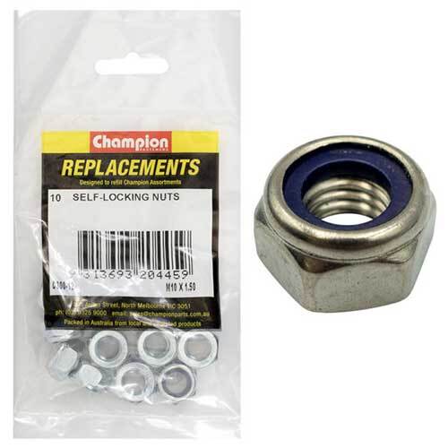 Champion C300-12 Locking Nut M10 x 1.5mm -  10/Pack