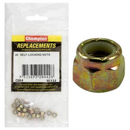 Champion C300-9 Locking Nut M5 x 0.8mm -  20/Pack