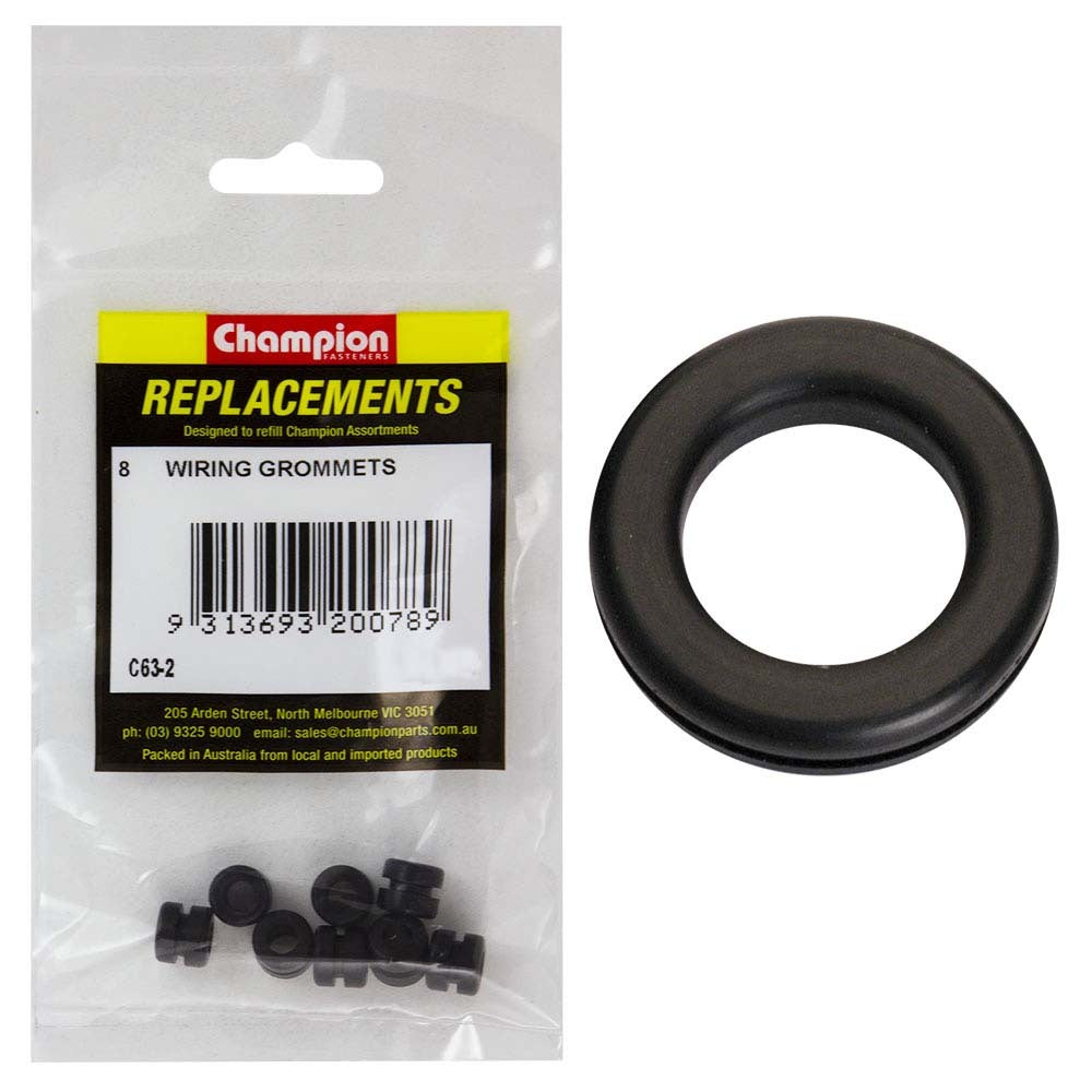 Champion C63-2 Wiring Grommet M5 x 8 x 11mm - 8/Pack