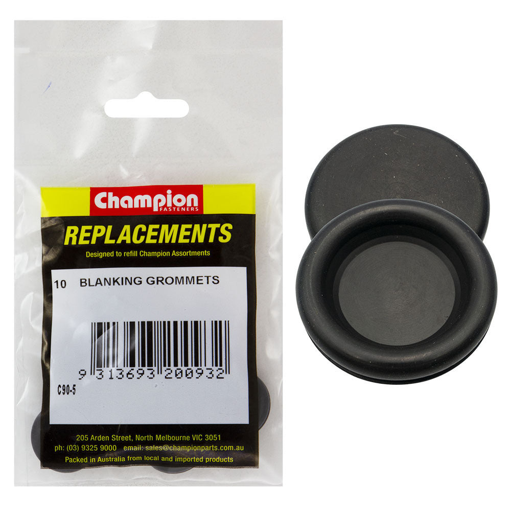 Champion C90-5 Rubber Blanking Grommet 19mm - 10/Pack