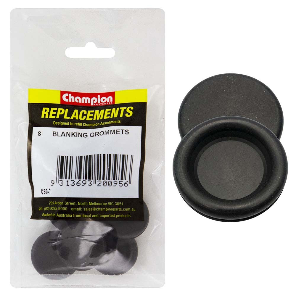 Champion C90-7 Rubber Blanking Grommet 25mm - 8/Pack