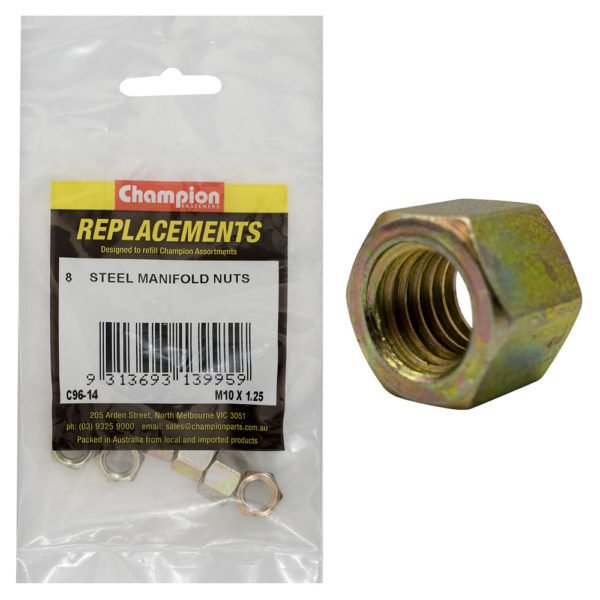 Champion C96 Hex Nut Manifold Steel - Metric - AIMS Industrial Supplies