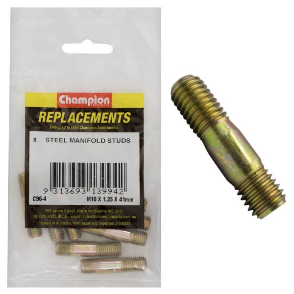 Champion C96 Manifold Stud - Metric - AIMS Industrial Supplies