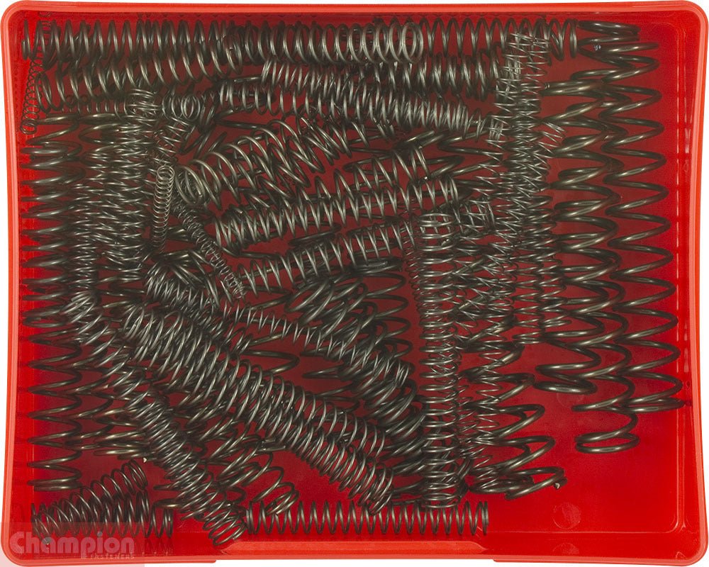 Champion CA102 Compression Spring Assortment Kit, 72 Pieces - AIMS Industrial Supplies