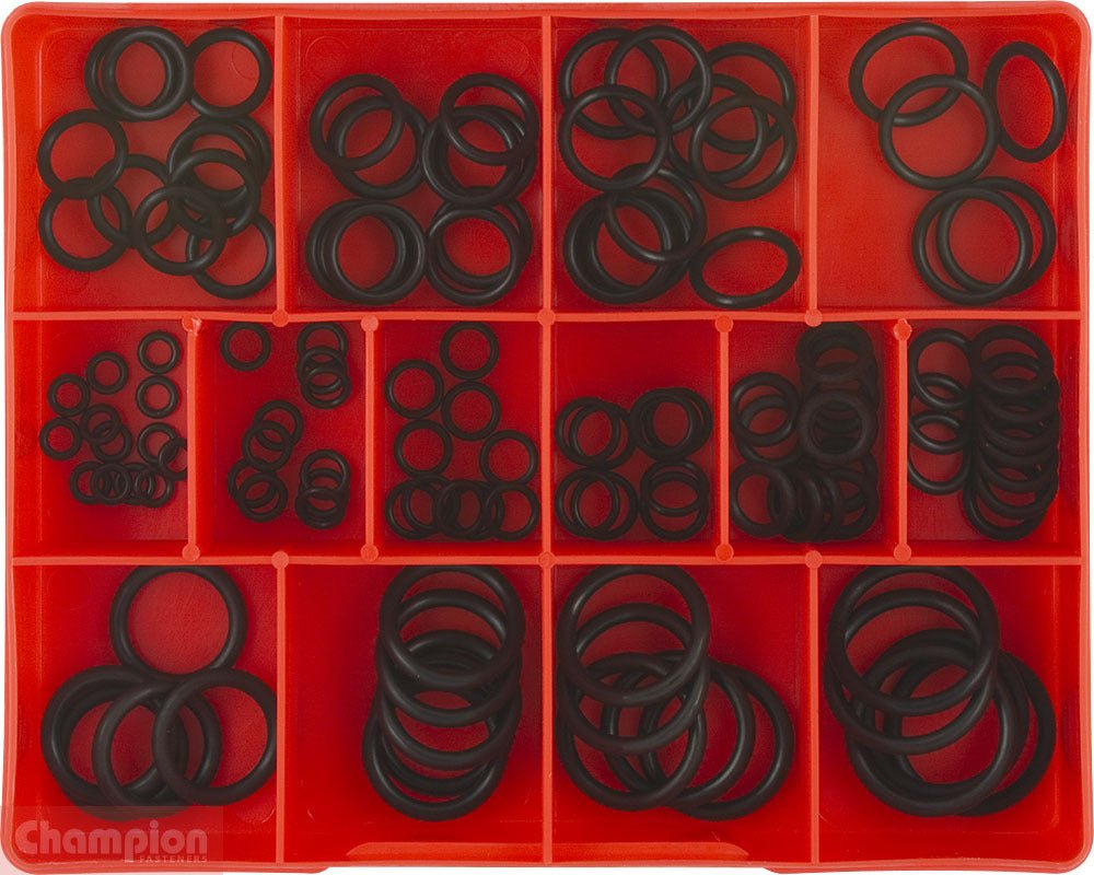 Champion CA115 O-Ring Imperial Assortment Kit, 115 Pieces - AIMS Industrial Supplies
