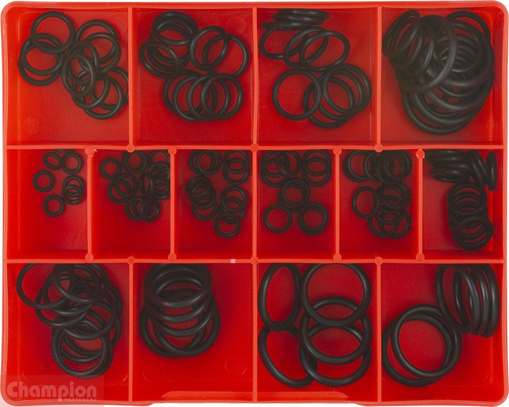 Champion CA116 O-Ring Metric Assortment Kit, 130 Pieces - AIMS Industrial Supplies