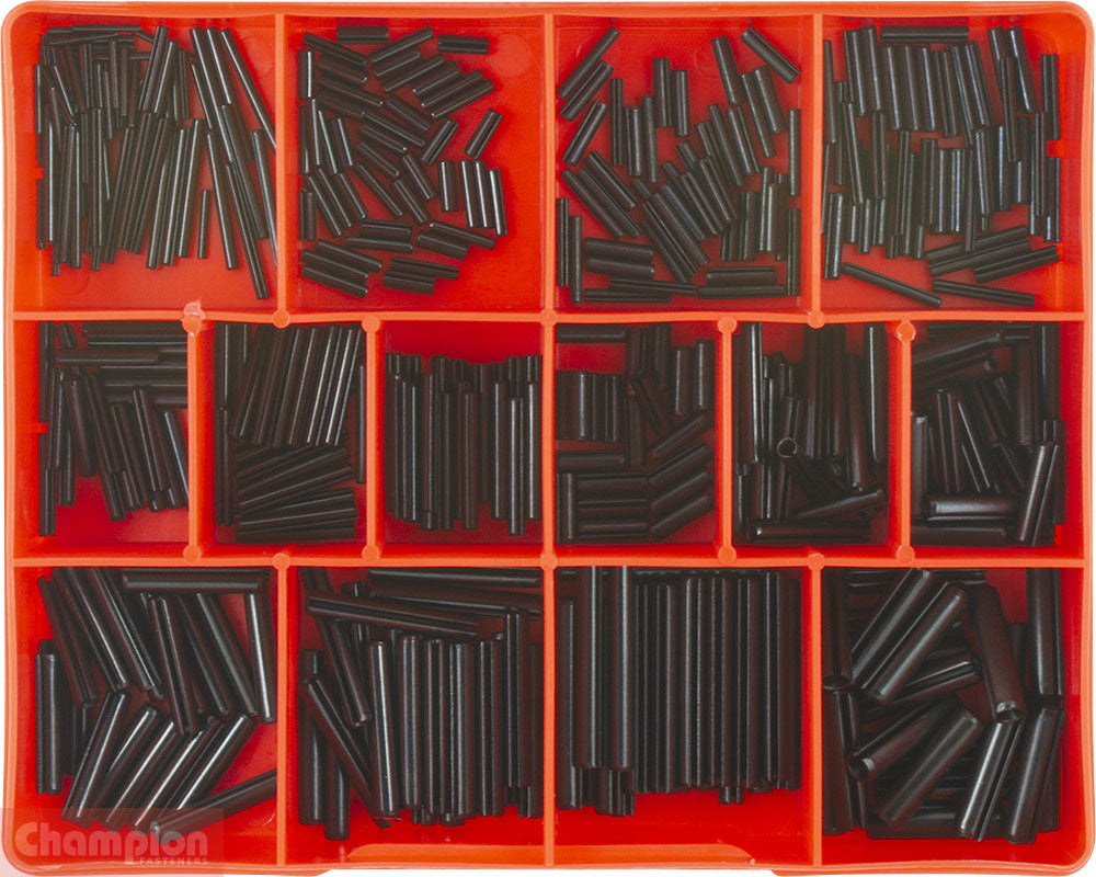 Champion CA1421 Imperial Roll Pin 1/16" to 1/4" Assortment Kit, 380 Pieces1