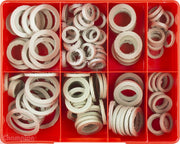 Champion CA1460 Polypropylene Washer Assortment Kit 3/32" Thick - 123 Pieces - AIMS Industrial Supplies