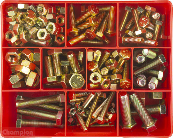Champion CA1480 ISO & Fine Pitch Set Screw & Nut Assortment Kit1