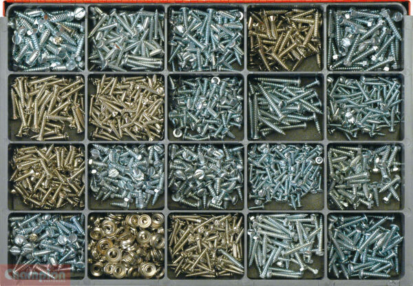 Champion CA1630 Self Tapping Screw Assortment Kit, 1680 Pieces1