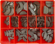 Champion CA177 Woodruff Key Imperial Assortment Kit, 177 Pieces - AIMS Industrial Supplies