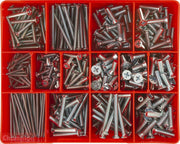 Champion CA1786 Countersunk Phillips Machine Screw Kit, 345 Pcs - AIMS Industrial Supplies