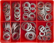 Champion CA1790 Sump Plug Washer Aluminium Assortment Kit - 100 Pieces1