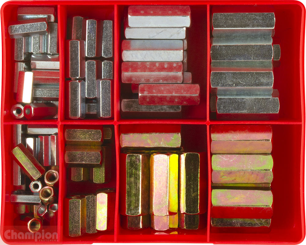 Champion CA1796 Coupling Nut Metric and UNC Assortment Kit, 92 Pcs1