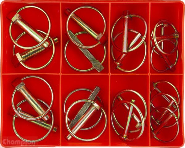 Champion CA18 Lynch Pin Assortment Kit - 18 Pieces - AIMS Industrial Supplies