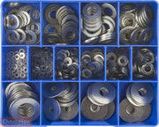 Champion CA1830 Flat & Panel Washer Stainless Steel Kit, 385 Pcs - AIMS Industrial Supplies