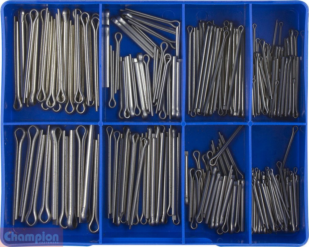 Champion CA1850 Split Pin Metric Stainless Steel Kit, 225 Pcs - AIMS Industrial Supplies