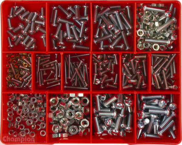 Champion CA21 Metric Pan X Recess Screw Assortment Kit1