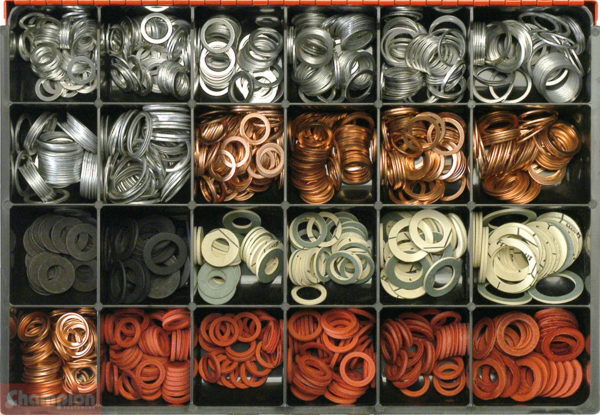 Champion CA2140 Sump Plug Washer Master Kit - 1015 Pieces1