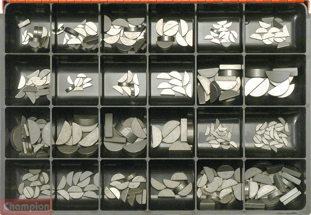 Champion CA2177 Woodruff Key Assortment Kit, 341 Pcs1
