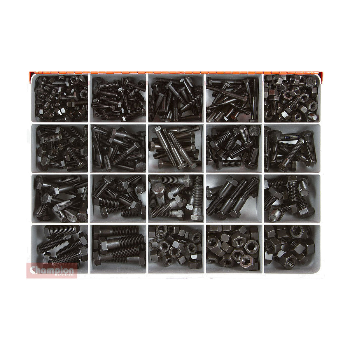 Champion CA2370 Bolt, Screw and Nut UNC Assortment Kit, 393 Pcs