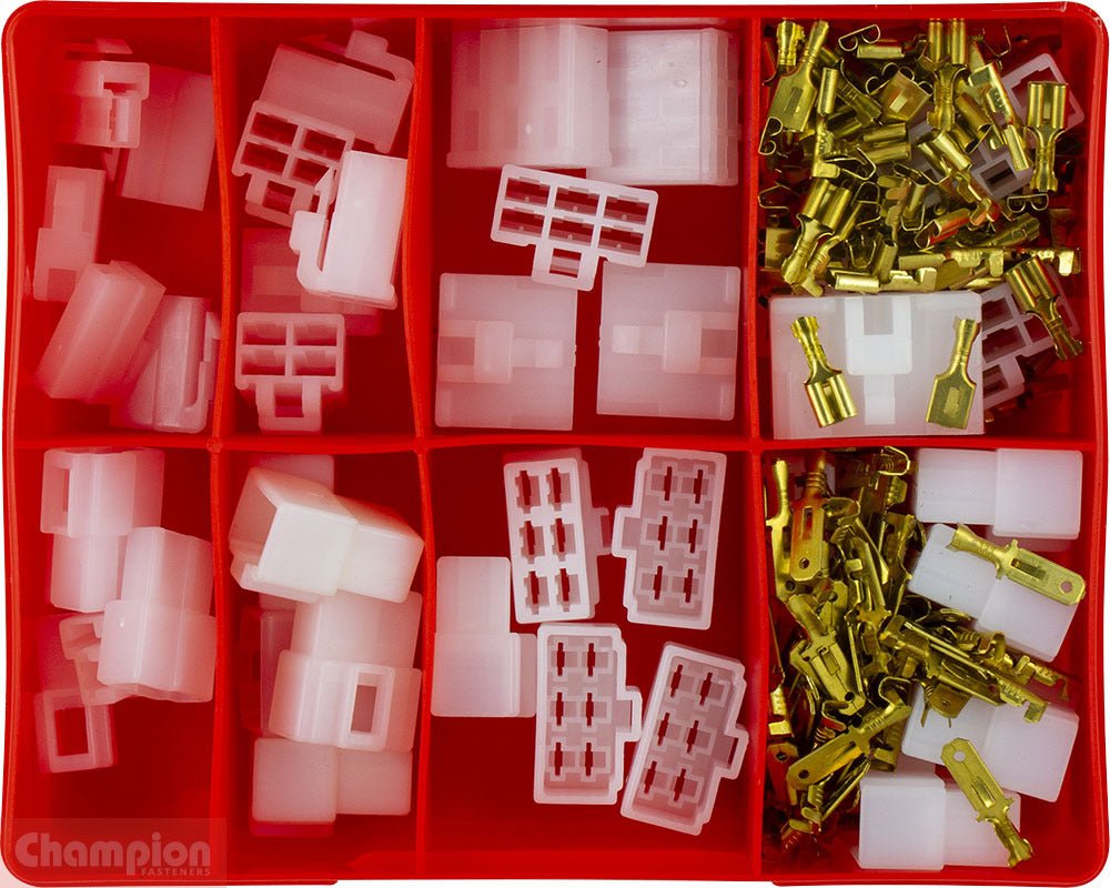 Champion CA240 Wiring Connector Block Assortment Kit - 240 Pieces - AIMS Industrial Supplies