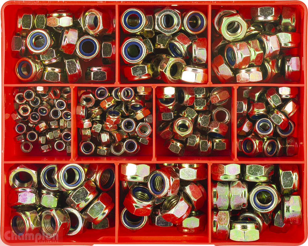 Champion CA270 Self Locking Nut Metric Assortment Kit, 270 Pcs1