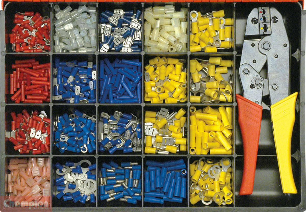 Champion CA2700 Wiring Crimp Terminal Assortment Kit, 700 Pcs1