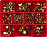 Champion CA272 Self-Locking Flange Nut Assortment Kit - 205 Pieces - AIMS Industrial Supplies