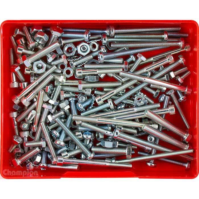 Champion CA302 Motor Cycle Repair Assortment Kit - 191 Pieces - AIMS Industrial Supplies