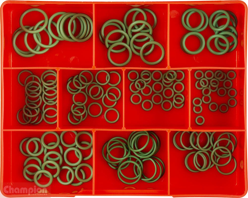 Champion CA411 Conditioning O-Ring Air Assortment Kit, 145 Pcs - AIMS Industrial Supplies