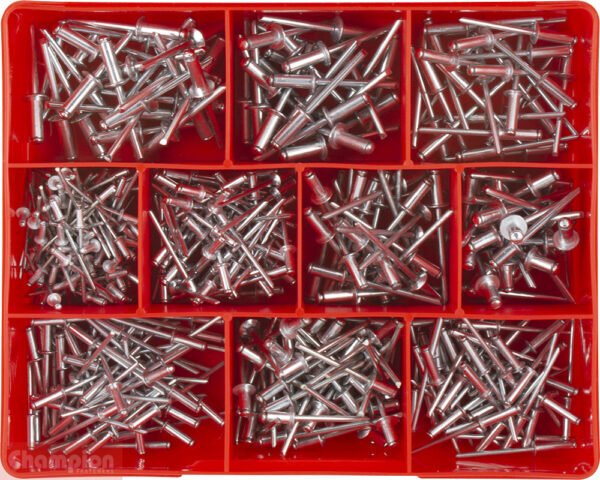 Champion CA502 Aluminium Blind Rivet Assortment Kit - AIMS Industrial Supplies