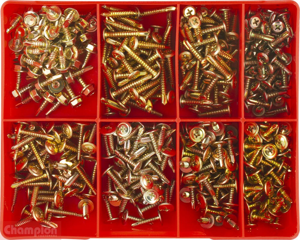 Champion CA530 Self-Drilling Screw Assortment Kit - AIMS Industrial Supplies