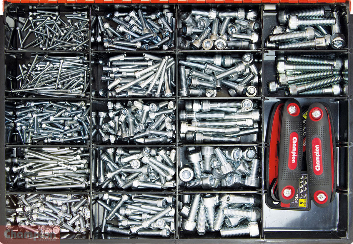 Champion CA5417 Socket Head Cap Screw Metric Master Kit with Tool1