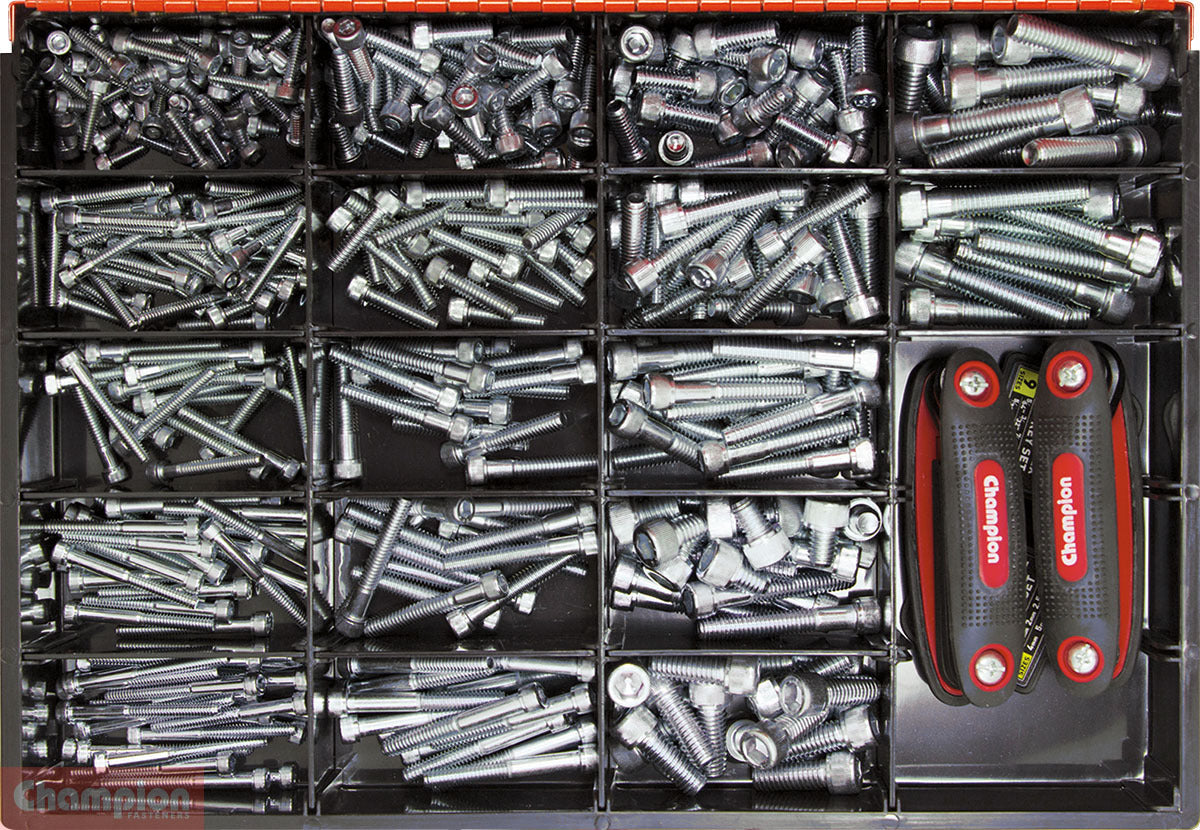 Champion CA5418 Socket Head Cap Screw Imperial Master Kit with Tool1