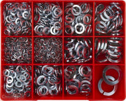 Champion CA648 Spring Washer (12 Size) Assortment Kit, 933 Pcs - AIMS Industrial Supplies