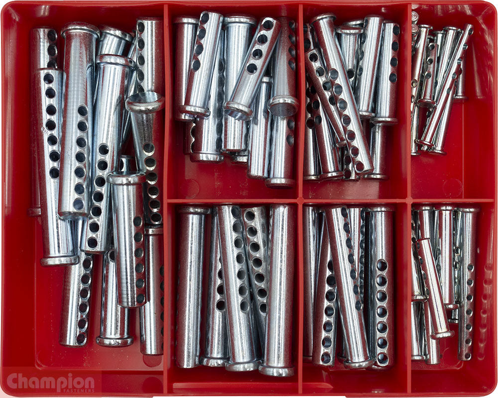 Champion CA72 Clevis Pin Multi-Hole Assortment Kit, 72 Pcs1