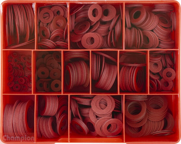Champion CA825 Fibre Washer Imperial Assortment Kit, 825 Pieces1