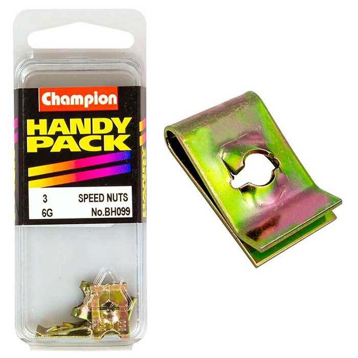 Champion Captive Nut 16.60 x 10.95 x 3.65mm BH099 - Box of 15 (5 Packs of 3)