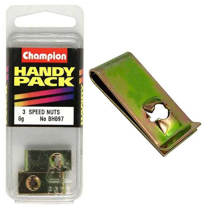 Champion Captive Nut 23.95 x 10.90 x 4.20mm BH097 - Box of 15 (5 Packs of 3)