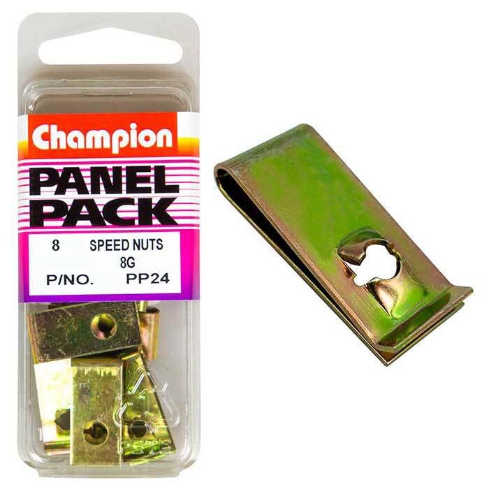 Champion Captive Nut 23.95 x 10.90 x 4.20mm PP24 - Box of 24 (3 Packs of 8)