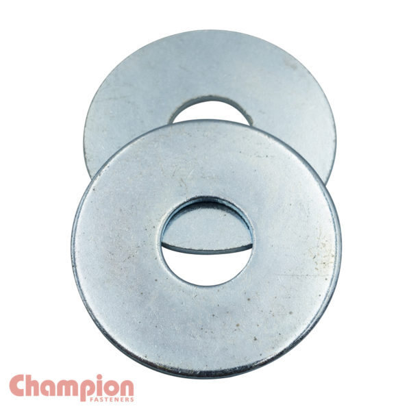 Champion CBW6 Mudguard Washer Flat Body 5/8 x 2" Zinc Plated - 10/Pack