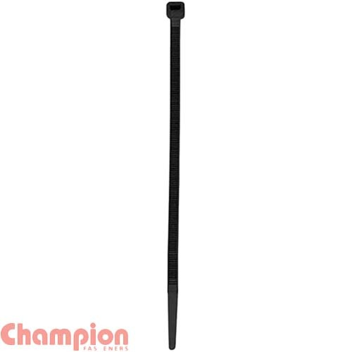 Champion CCT4140B Cable Tie Nylon M4 x 140mm Black - 100/Pack