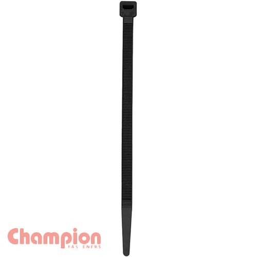 Champion CCT5250B Cable Tie Nylon M5 x 250mm Black - 100/Pack