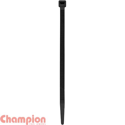 Champion CCT5300B Cable Tie Nylon M5 x 300mm Black - 100/Pack