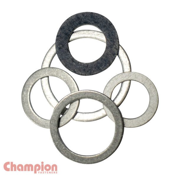 Champion CDP23 Aluminium Seal Washer (5 Sizes) - 5/Pack - AIMS Industrial Supplies