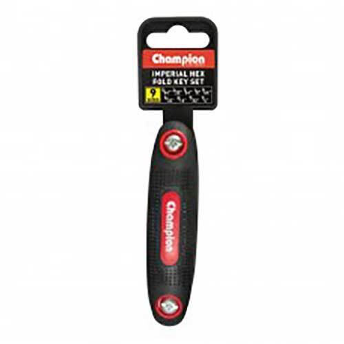 Champion CFK-I Imperial Hex Fold Key Set (9 Sizes) Set - AIMS Industrial Supplies